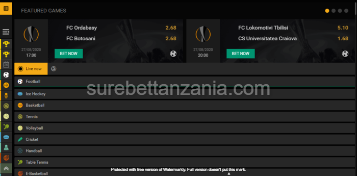  mcheza betting