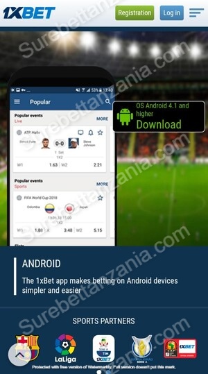 1xbet android
