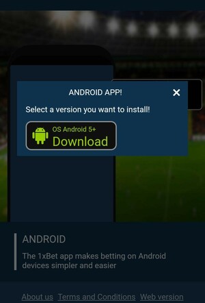 1xbet apk android